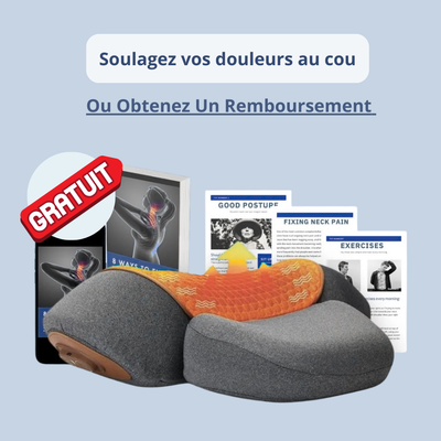 Oreiller massant 3 en 1