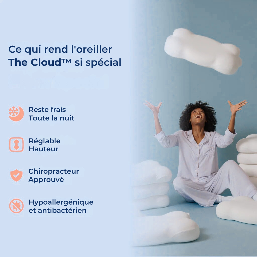 Oreiller ErgoLux + Cadeau mystère