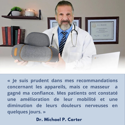 Oreiller massant 3 en 1